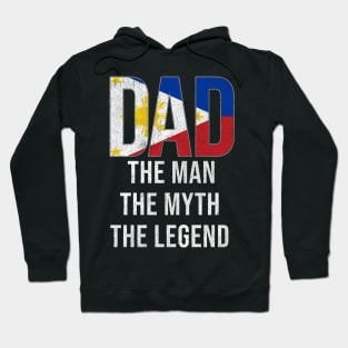 Qatarian Dad The Man The Myth The Legend - Gift for Qatarian Dad With Roots From Qatarian Hoodie